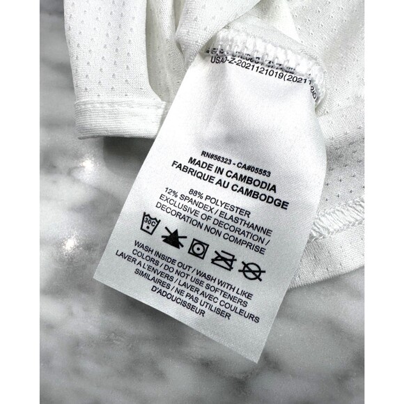 Nike Court Polo Tennis Shirt Top White Green Logo FD5317-102 Men's Large NEW - Picture 9 of 12